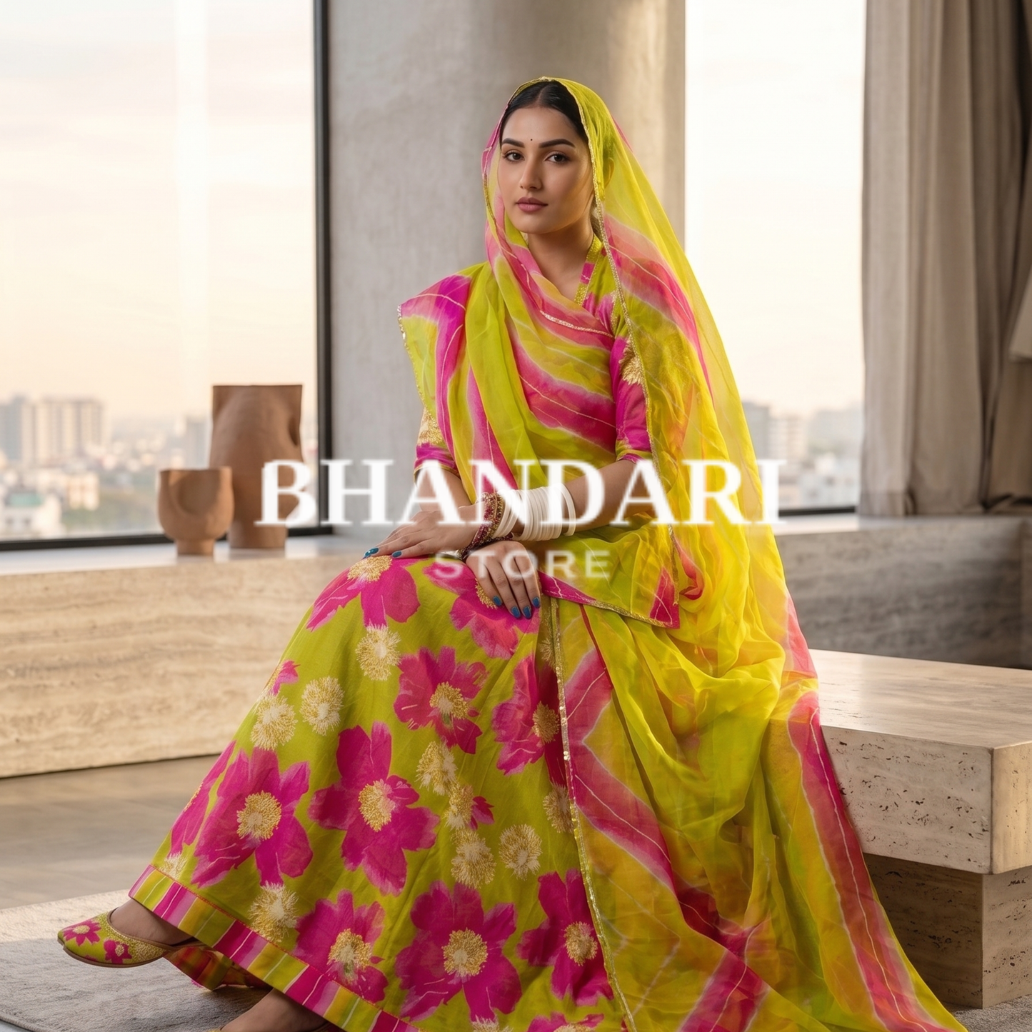 GREEN SAWAN SUIT-1797