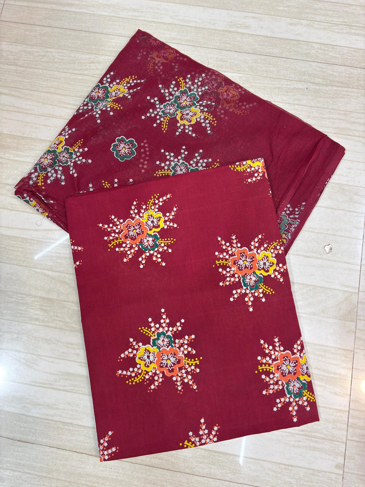 Double Ghoda suit (Mehroon) 007