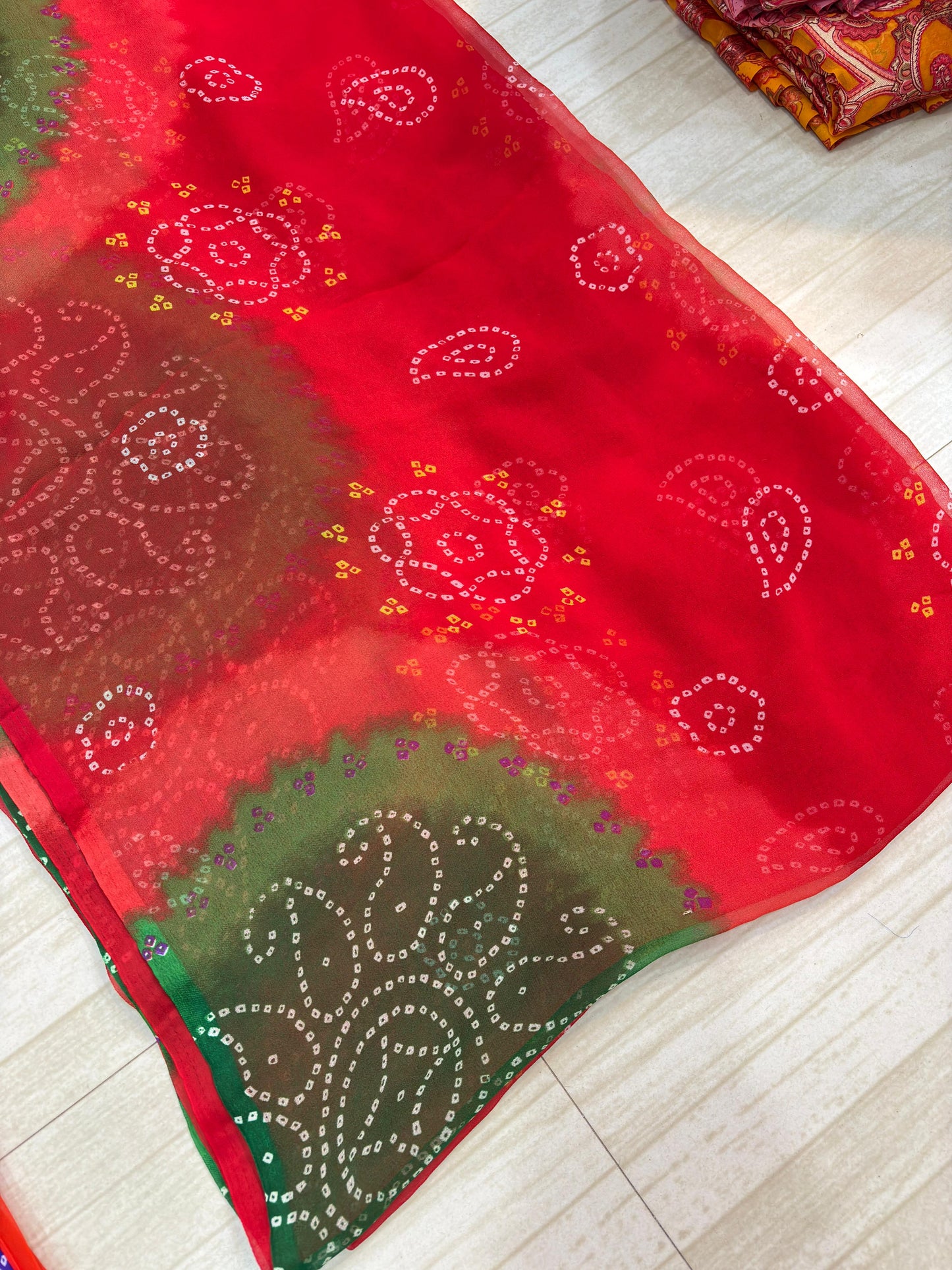 Ghewar Rai Bandhej Royal Pure Odhna- 067