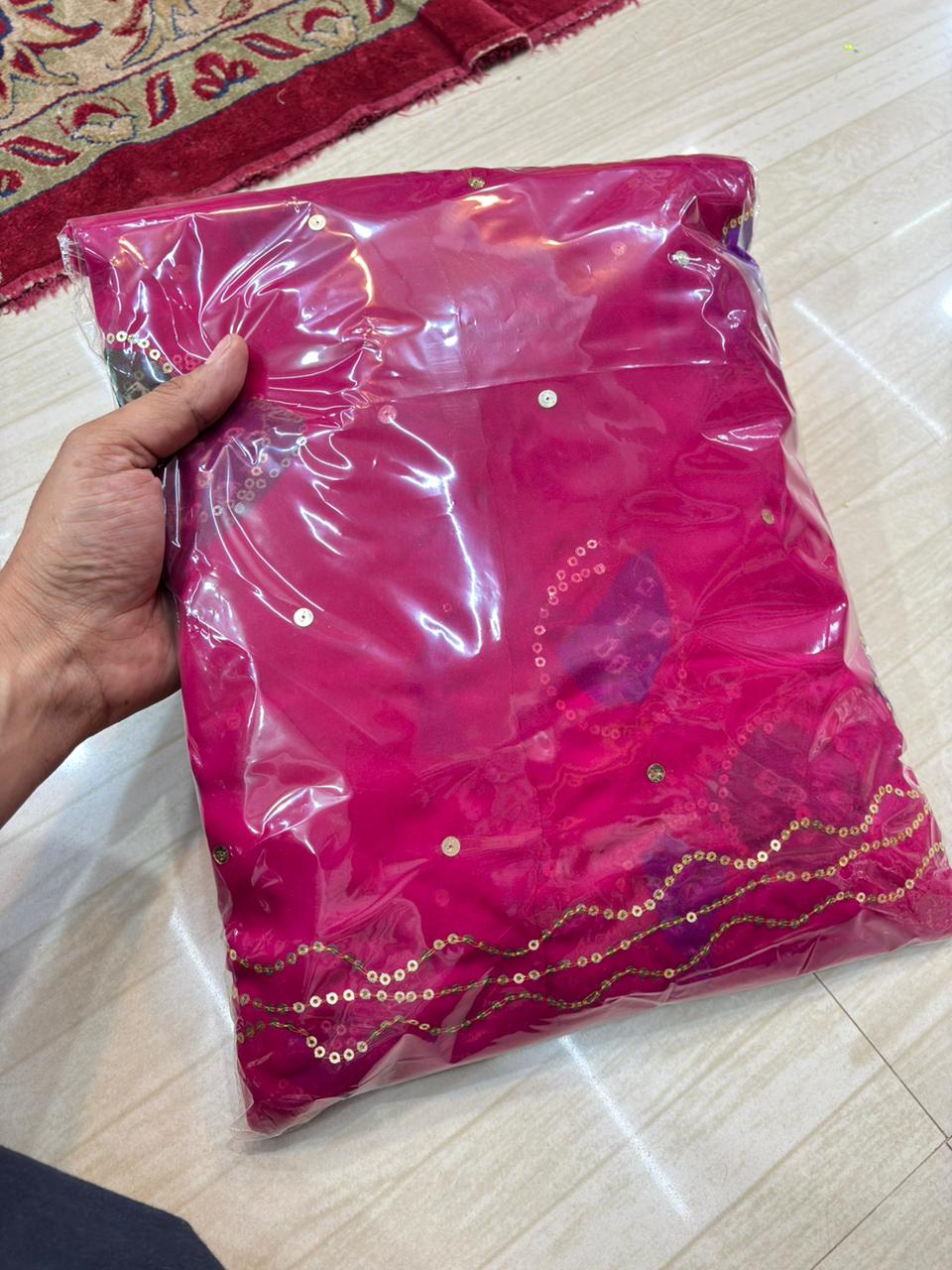 Laddu Tari work poshak (Cherry Rani)- 300