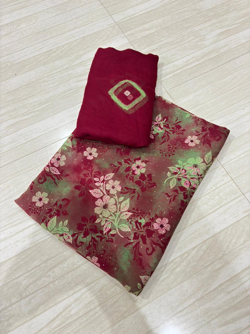 Tora Suit 5 mtr (Mehroon)-516