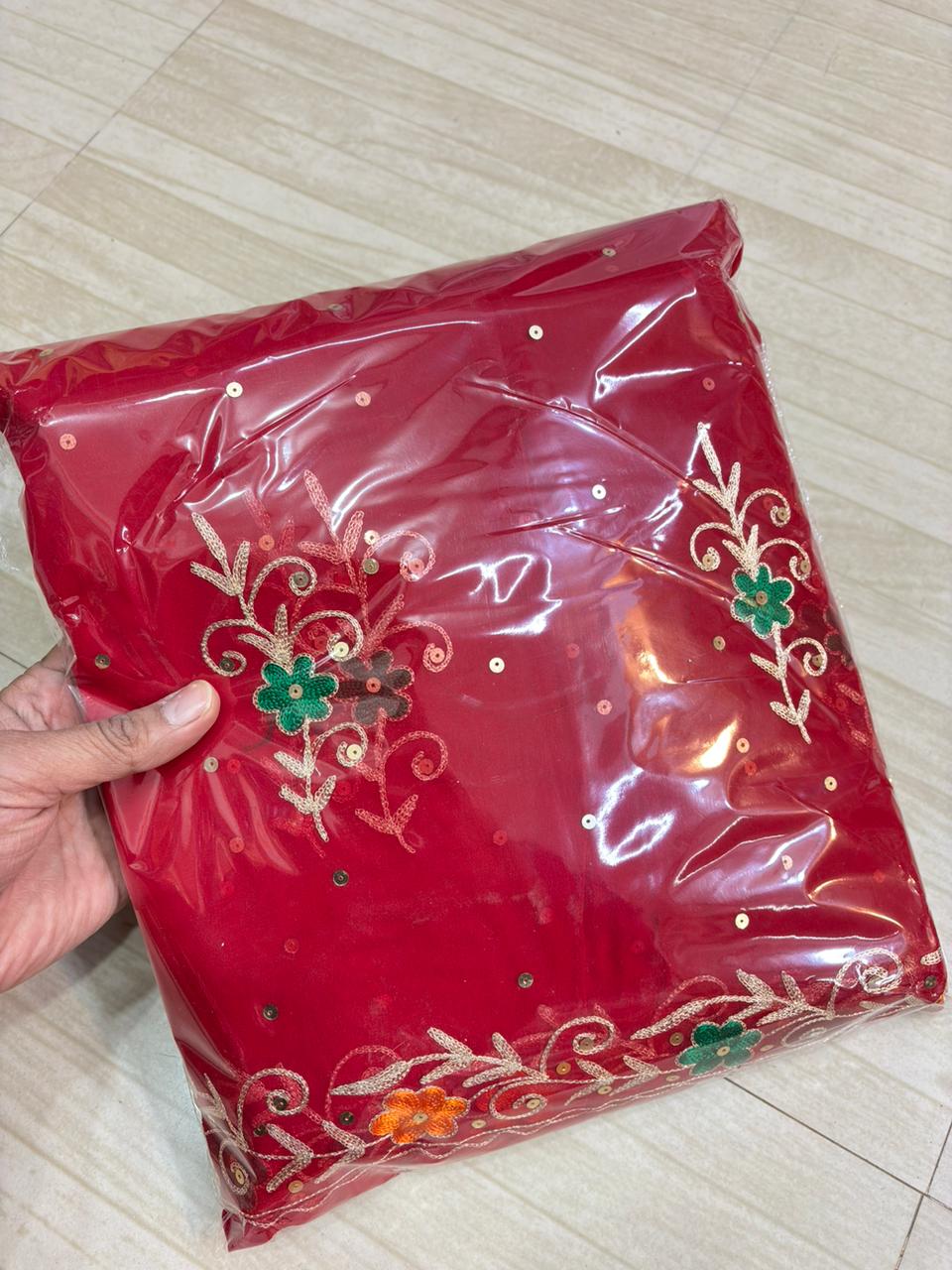 RESHAM POSHAK (RED)- 711