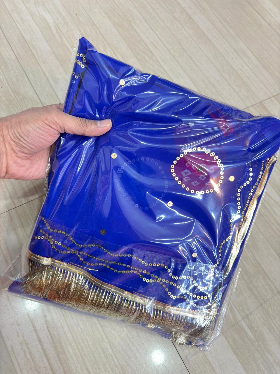 LADDU TARI POSHAK (BLUE)- 734