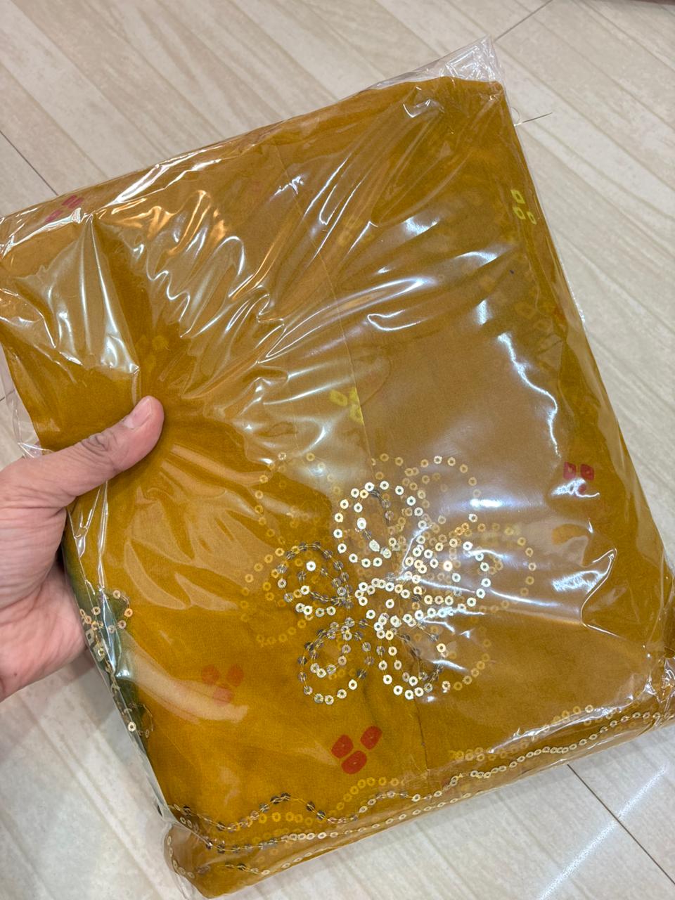 Ghewar Tari (MUSTARD & GREEN)-812