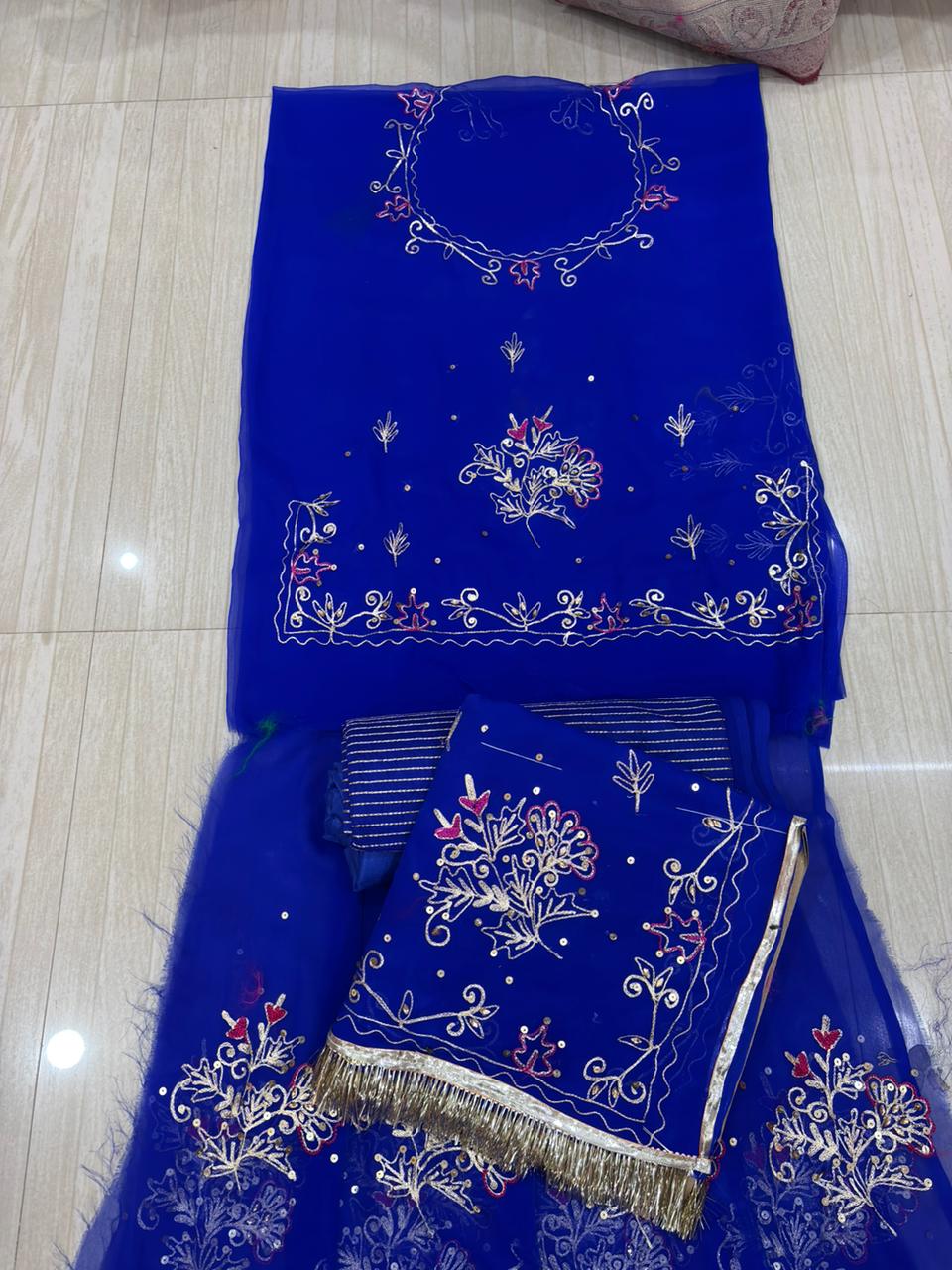 RAJ TILAK POSHAK (ROYAL BLUE)-1000