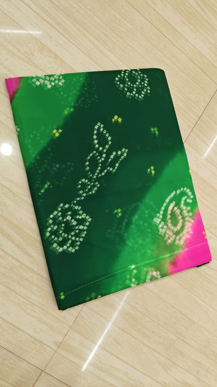 PURE RAI BANDHEJ SHADED ODHNA- 1238