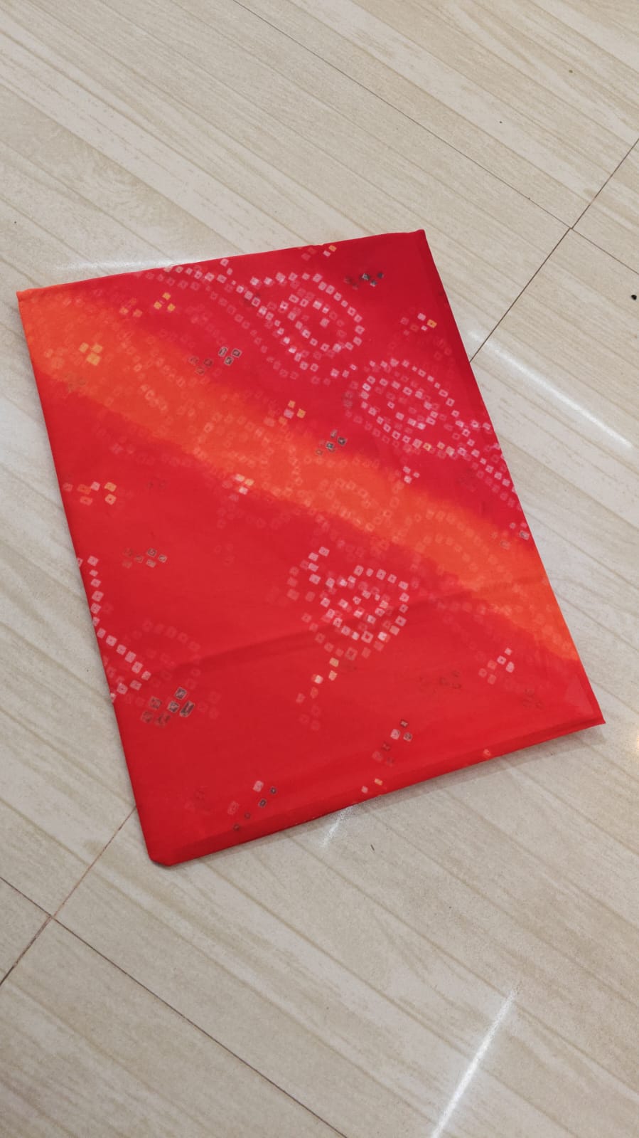 PURE RAI BANDHEJ SHADED ODHNA- 1236
