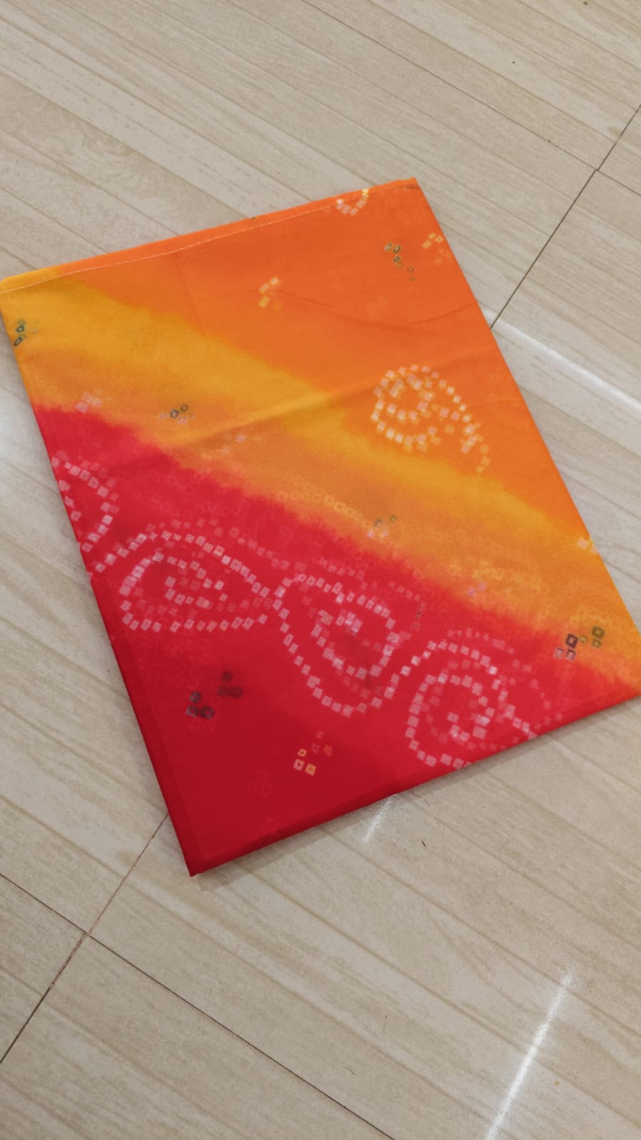 PURE RAI BANDHEJ SHADED ODHNA- 1233