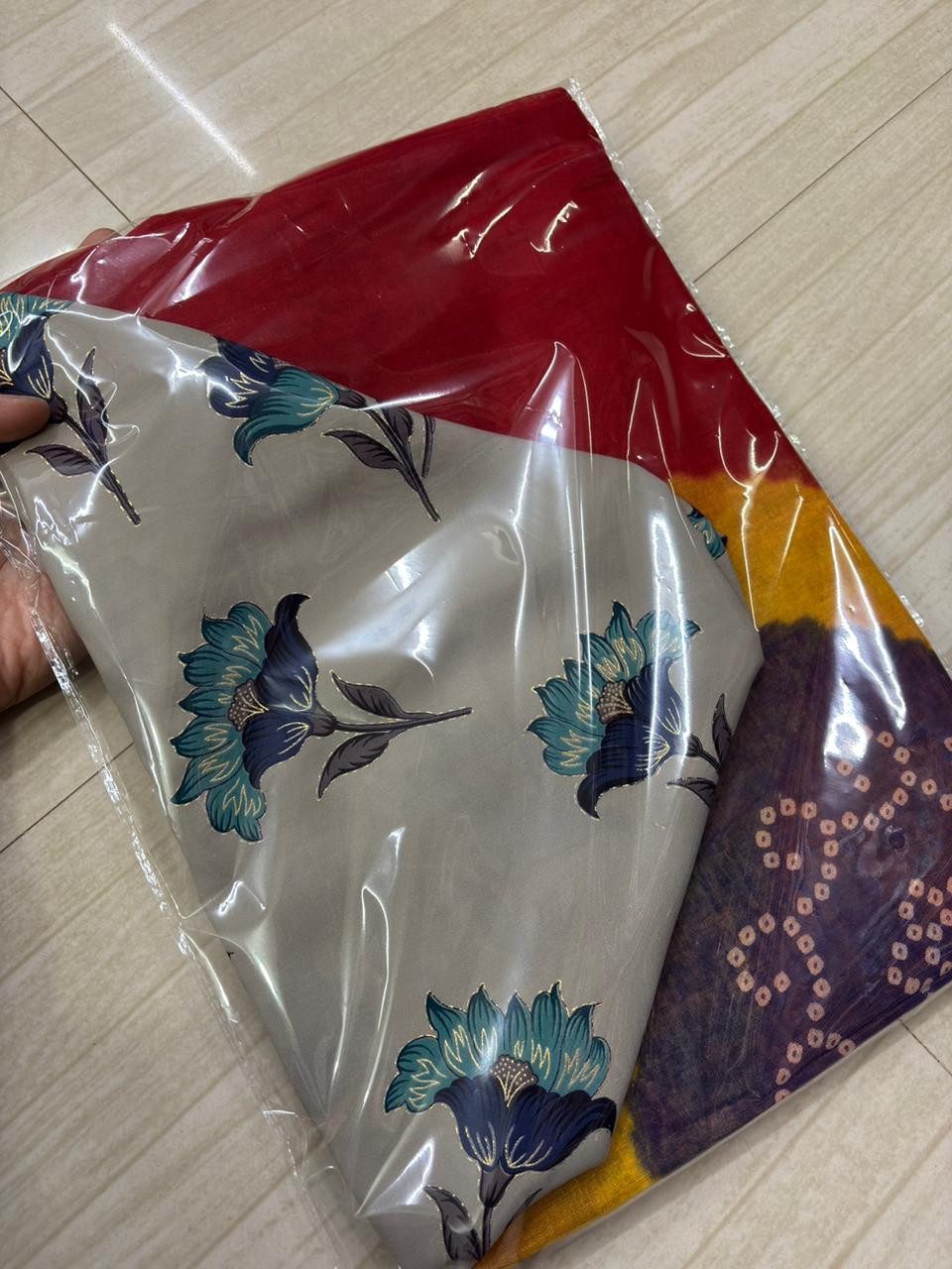SUIT BSY FLOWER WITH SARBATI ODHNA-1356