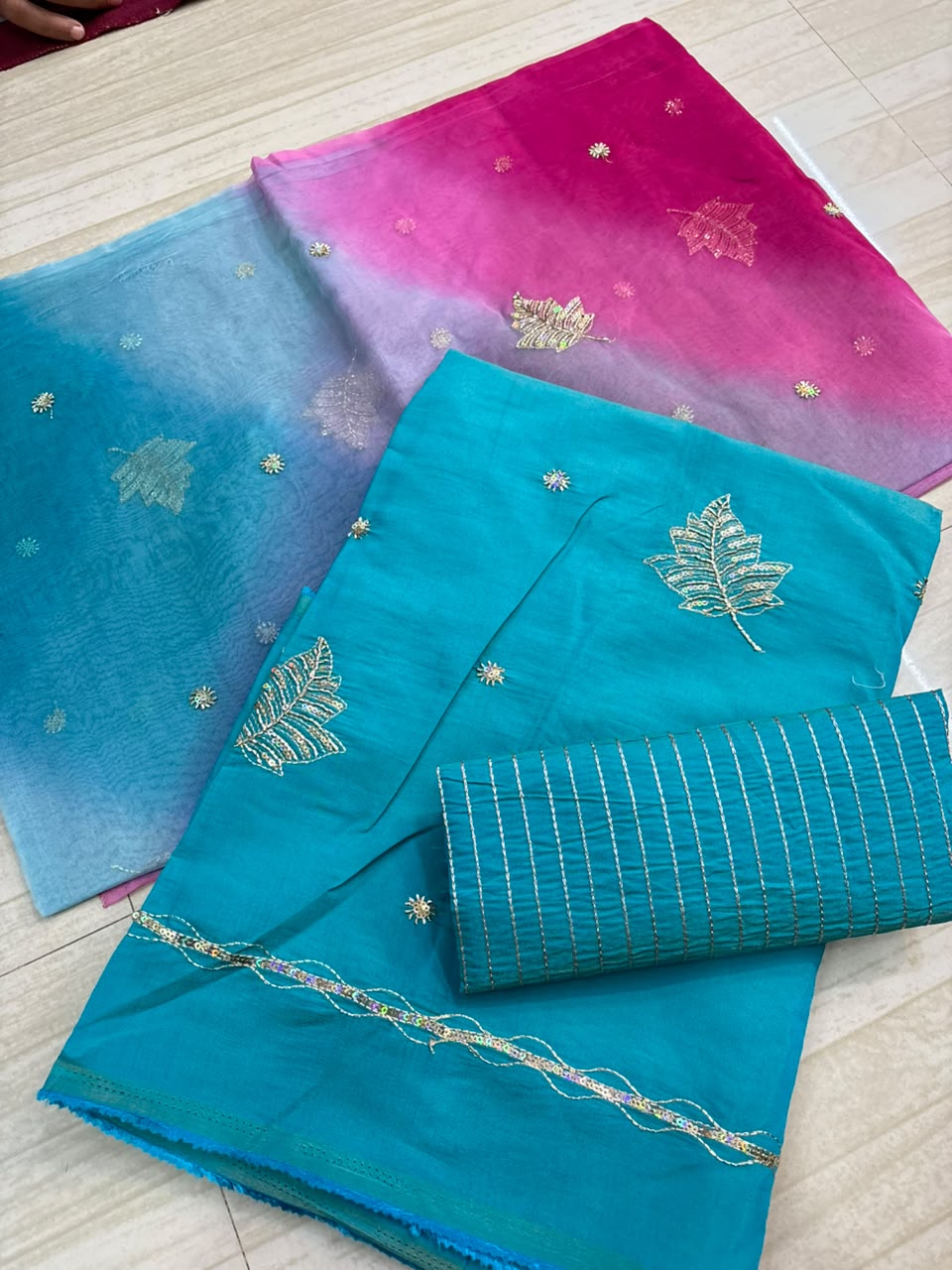 HANDWORK BUTIQ CHARAK TORA SUIT (A2)-1919