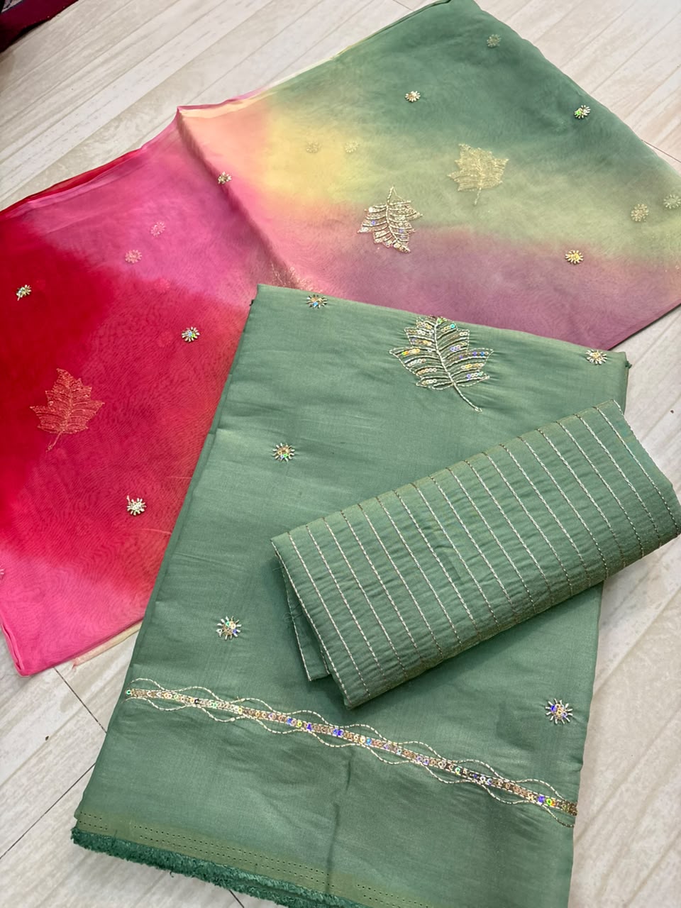HANDWORK BUTIQ CHARAK TORA SUIT (A5)-1922