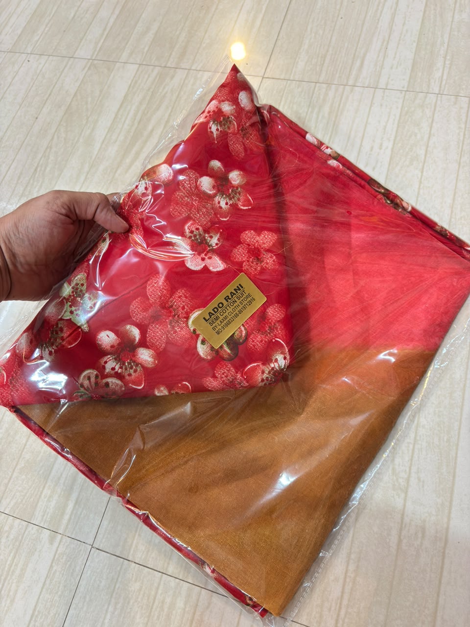 LADDU RANI SUIT ( 4 PCS COMBO- MUSTARD ONLY)- 2061