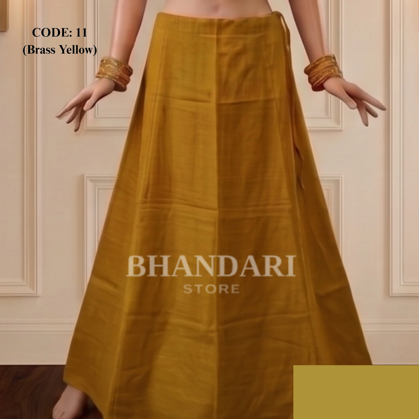 PETICOTT VIMAL SETHANI BRAND (BRASS YELLOW)-1153