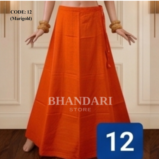 PETTICOT VIMAL SETHANI BRAND (MARIGOLD)-1113