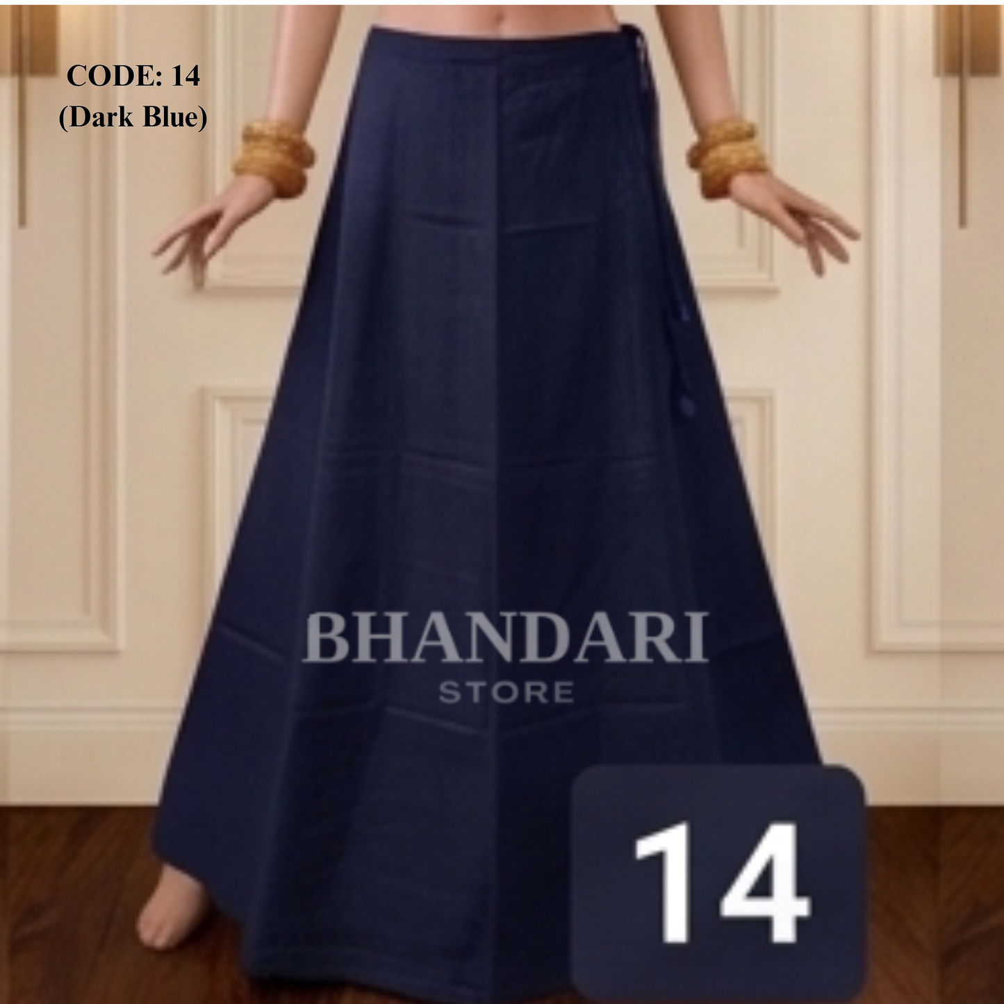 PETTICOT VIMAL SETHANI BRAND (DARK BLUE)-1115