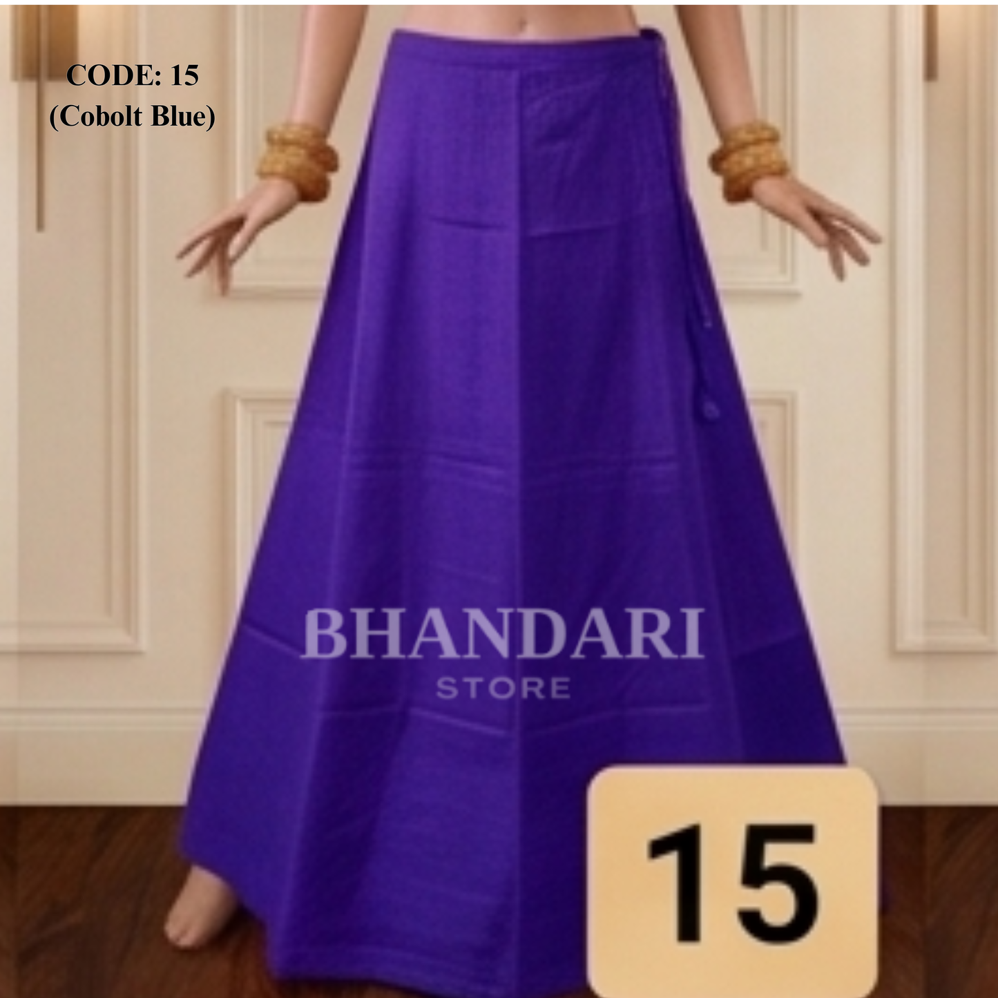 PETTICOT VIMAL SETHANI BRAND (COBOLT BLUE)-1116