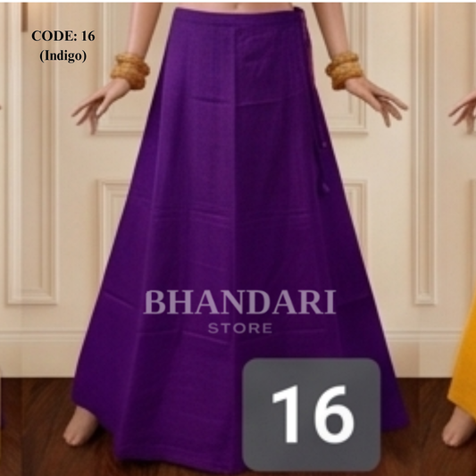 PETTICOT VIMAL SETHANI BRAND (INDIGO)-1117