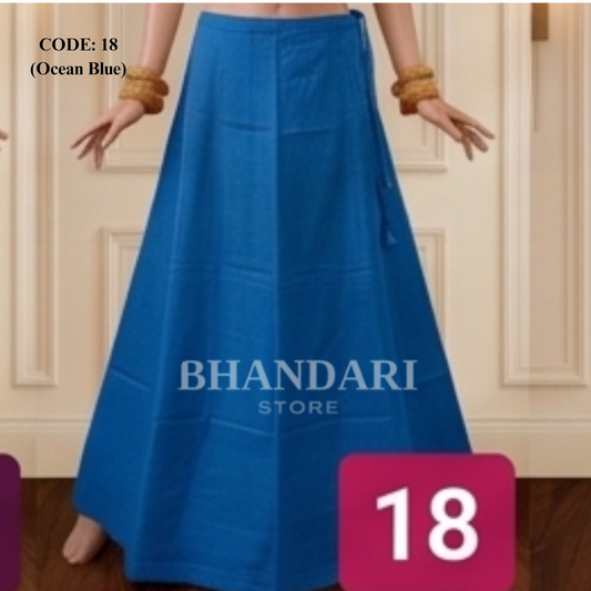 PETTICOT VIMAL SETHANI BRAND (OCEAN BLUE)-1119