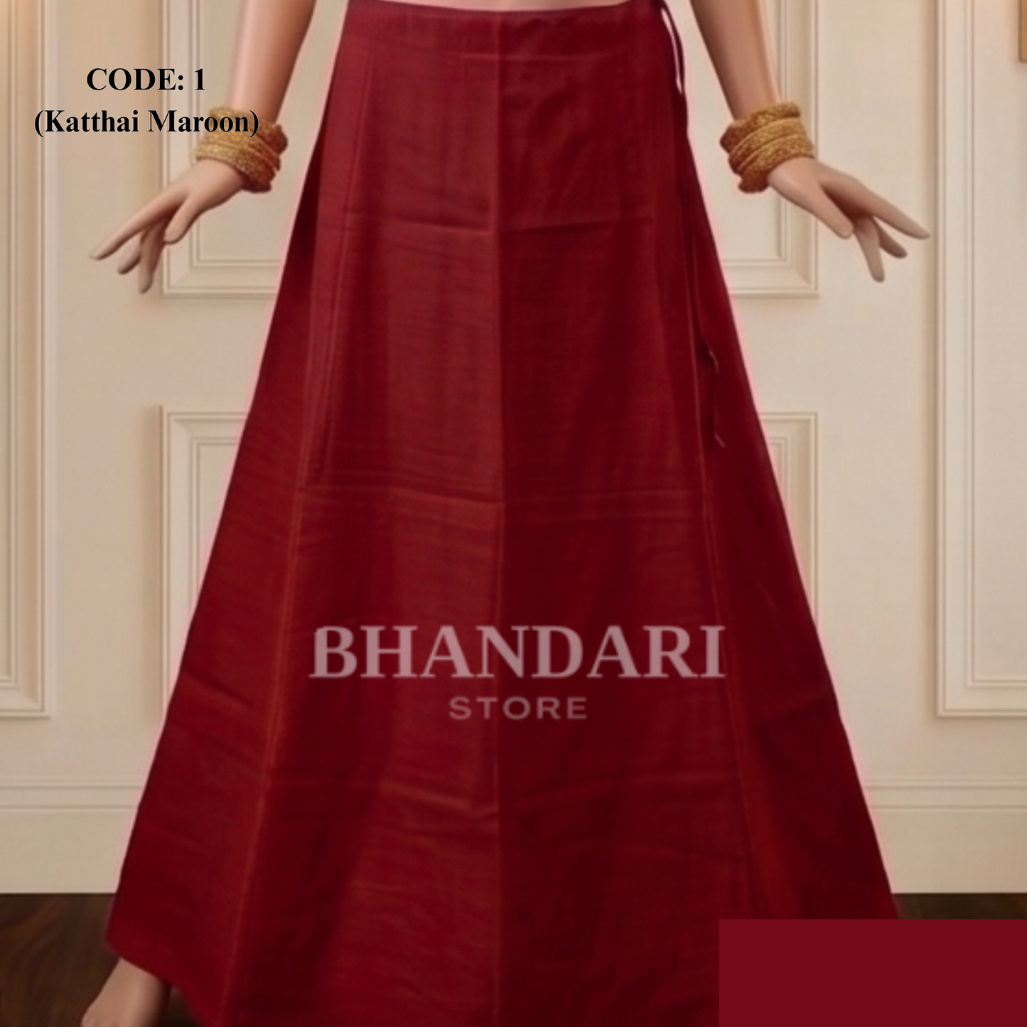 PETICOTT VIMAL SETHANI BRAND (KATTHAI MAROON)-1143