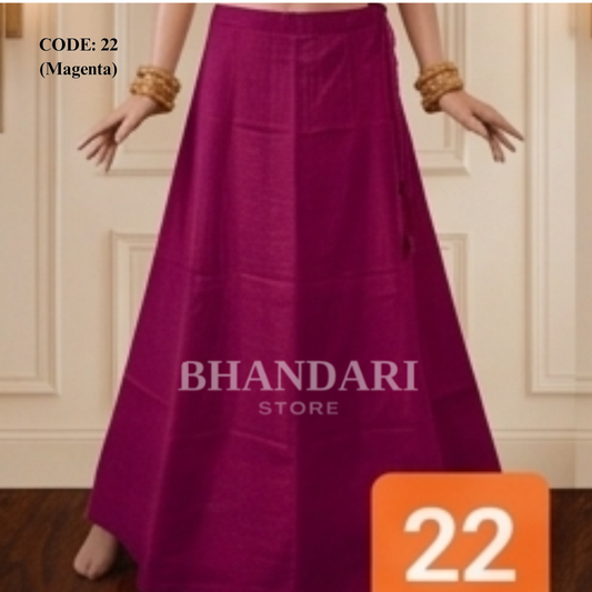 PETTICOT VIMAL SETHANI BRAND (MAGENTA)-1123