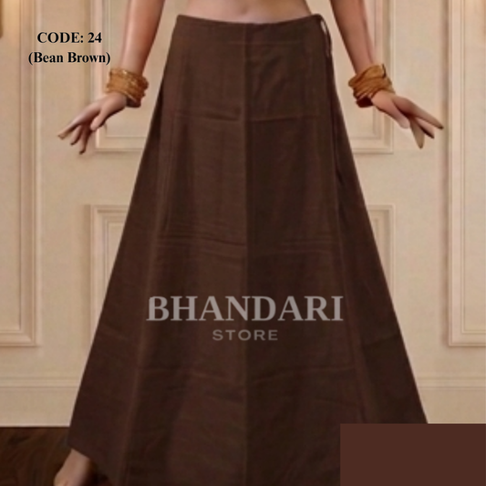 PETICOTT VIMAL SETHANI BRAND (BEAN BROWN)-1166