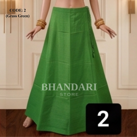 PETTICOT VIMAL SETHANI BRAND (GRASS GREEN)-1103