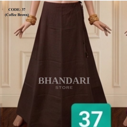 PETTICOT VIMAL SETHANI BRAND (COFFEE BROWN)-1139