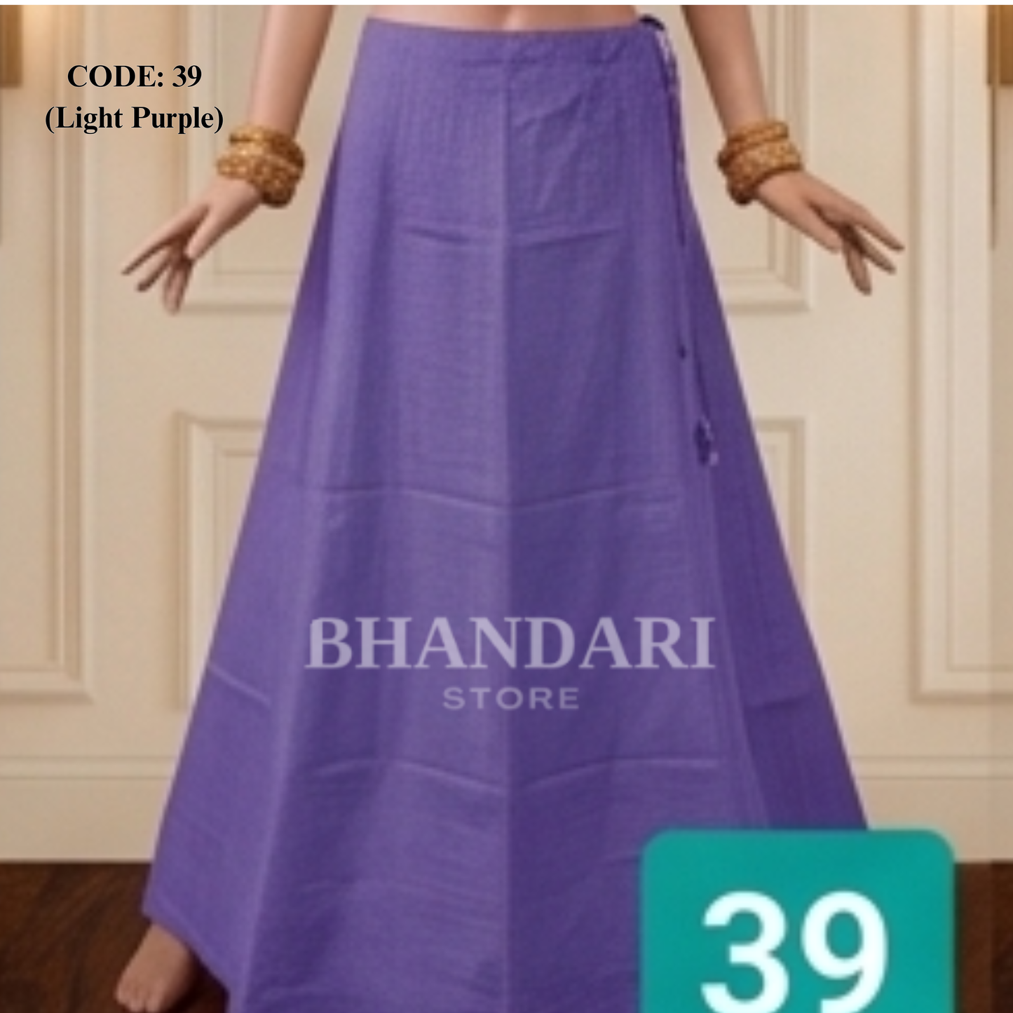 PETTICOT VIMAL SETHANI BRAND (LIGHT PURPLE)-1141