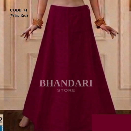 PETICOTT VIMAL SETHANI BRAND (WINE RED)-1183