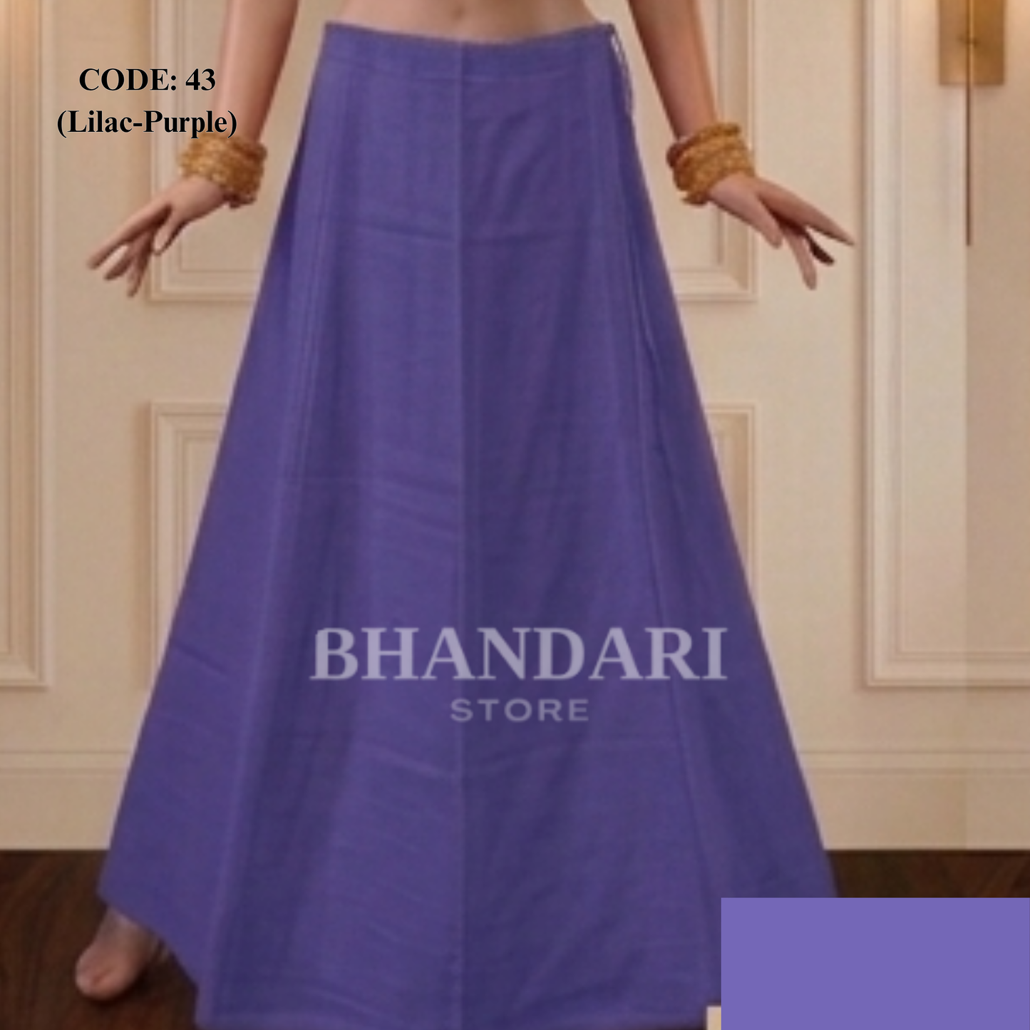 PETICOTT VIMAL SETHANI BRAND (LILAC PURPLE)-1185