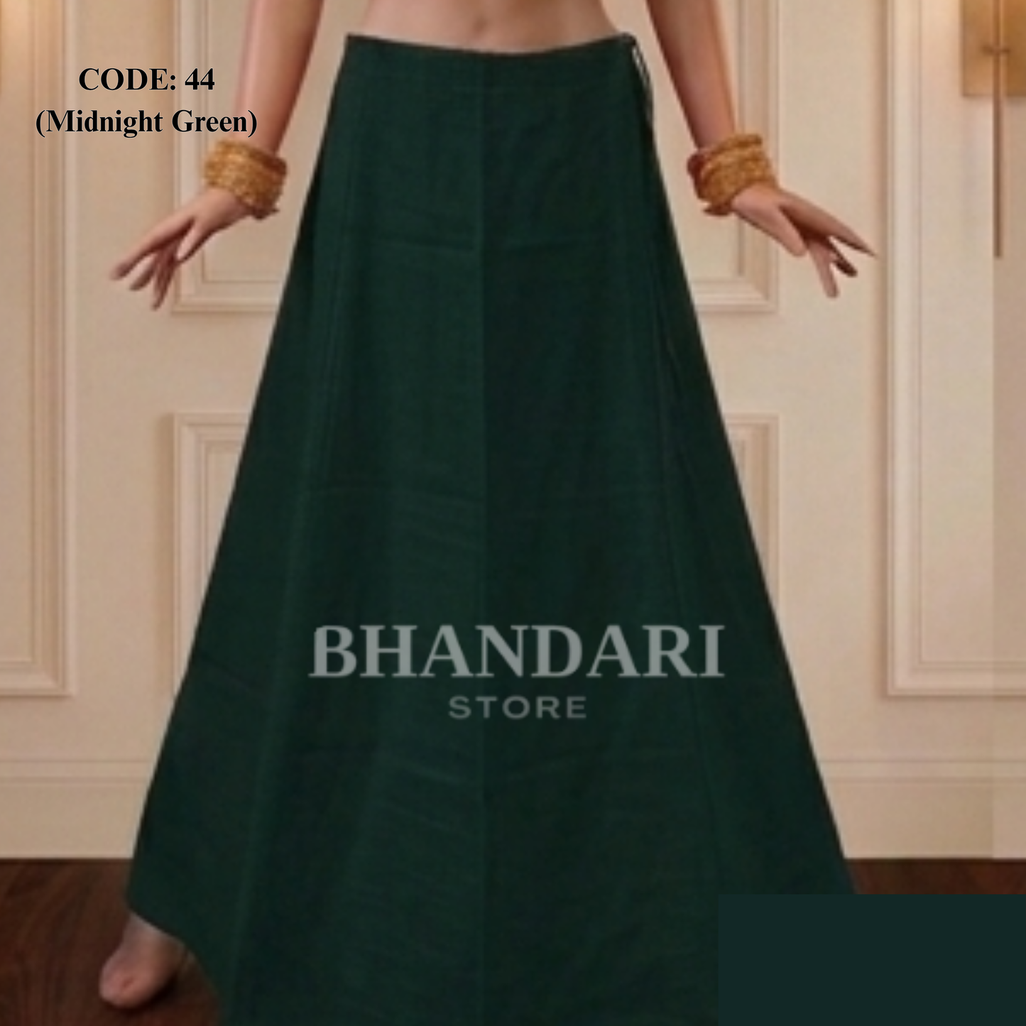 PETICOTT VIMAL SETHANI BRAND (MIDNIGHT GREEN)-1186