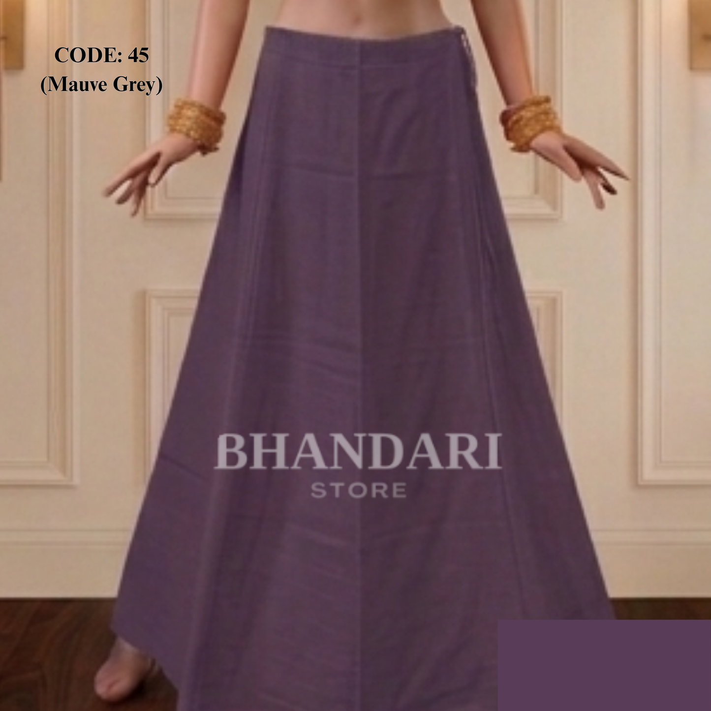 PETICOTT VIMAL SETHANI BRAND (MAUVE GREY)-1187