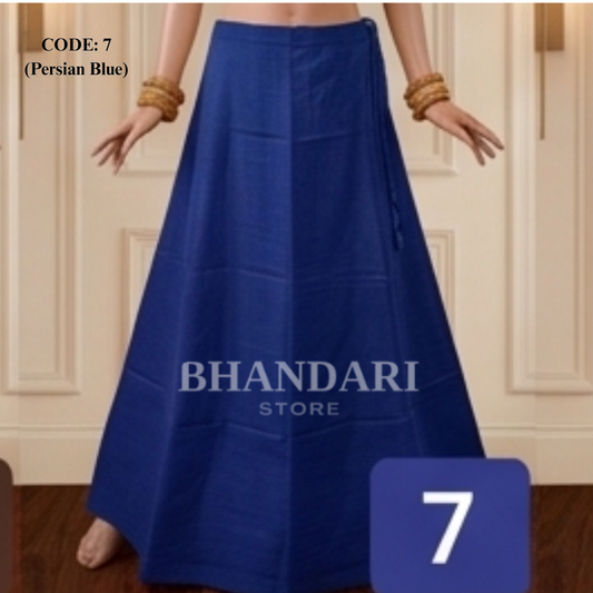 PETTICOT VIMAL SETHANI BRAND (PERSIAN BLUE)-1108