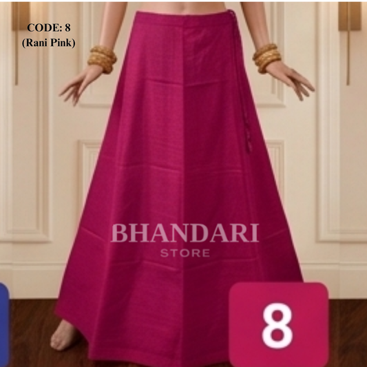 PETTICOT VIMAL SETHANI BRAND (RANI PINK)-1109