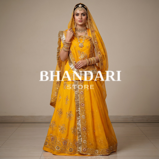 Shimmer Tora Suit (Lemon Yellow)- 492