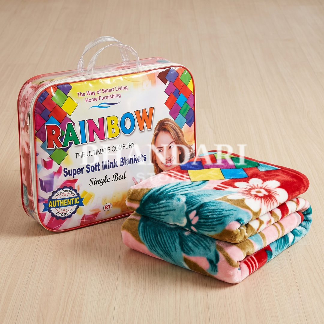 MINK BLANKET RAINBOW-1293