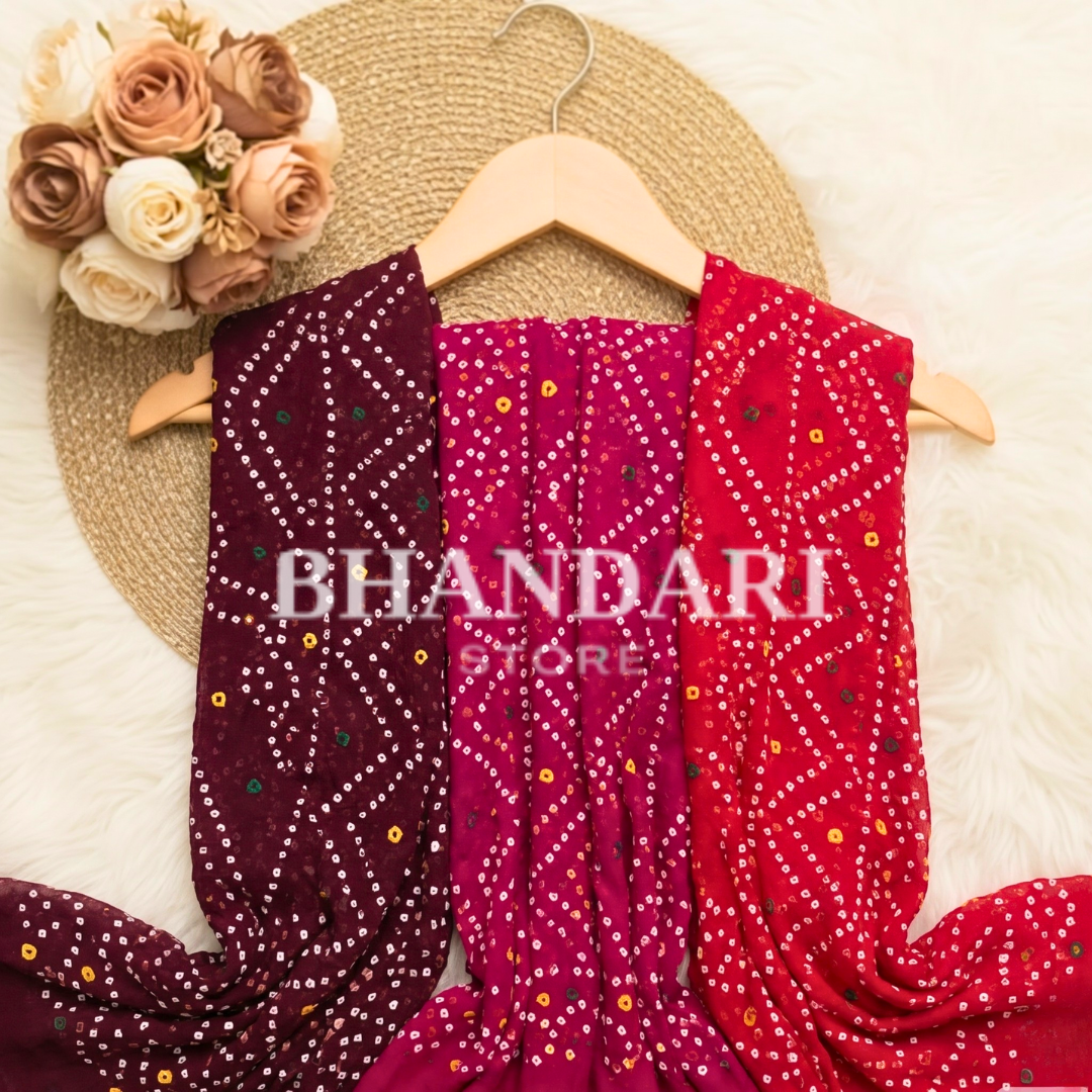 Cotton bandej print odhna 2.50 Meter Full (3 Pc Pack)-1044