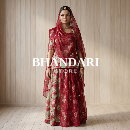 Tora Suit 5 mtr (Mehroon)-516