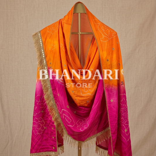 RAI BANDHEJ SHADED ODHNA-1259