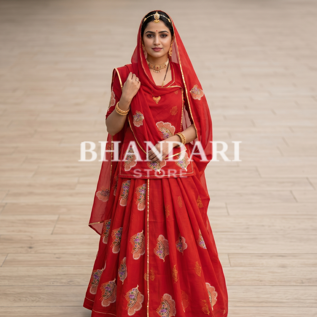 KASHMIRI SUIT (RED)- 782