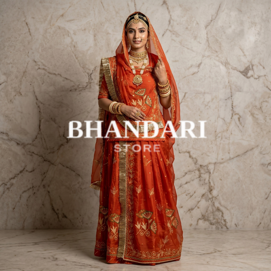 2 Phool Butiq poshak (Orange)-475