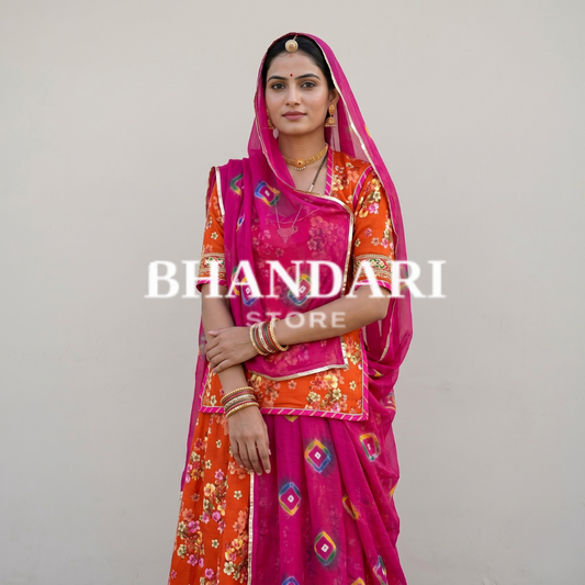RAMLEELA SOFT FABRIC (5 SUIT FABRIC ONLY)-1344
