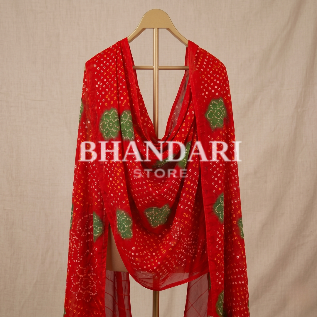 Gold pure chunri (Red) 020
