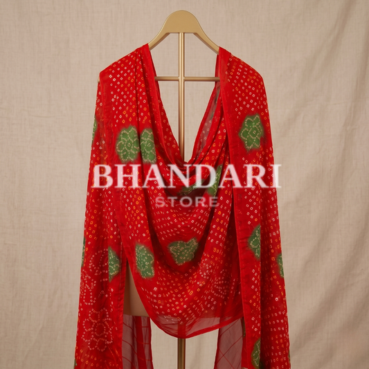 Gold pure chunri (Red) 020