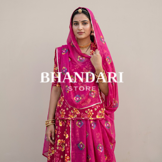 RAMLEELA SOFT FABRIC (5 SUIT FABRIC ONLY)-1348