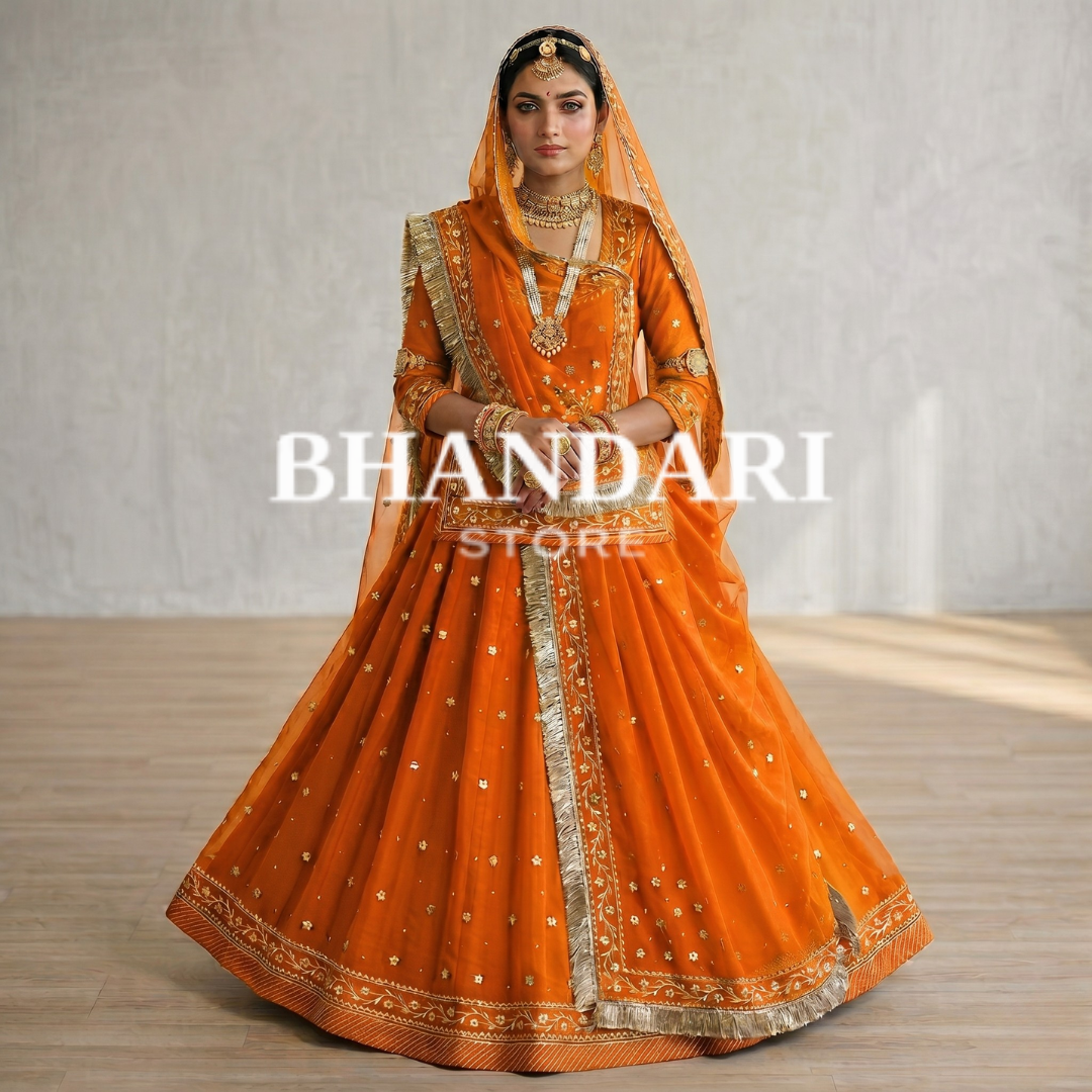 Jari Butiq Poshak (Orange)- 413