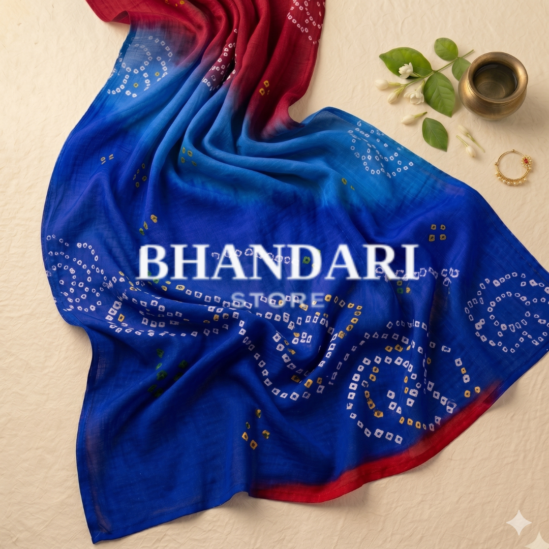 PURE RAI BANDHEJ SHADED ODHNA- 1234
