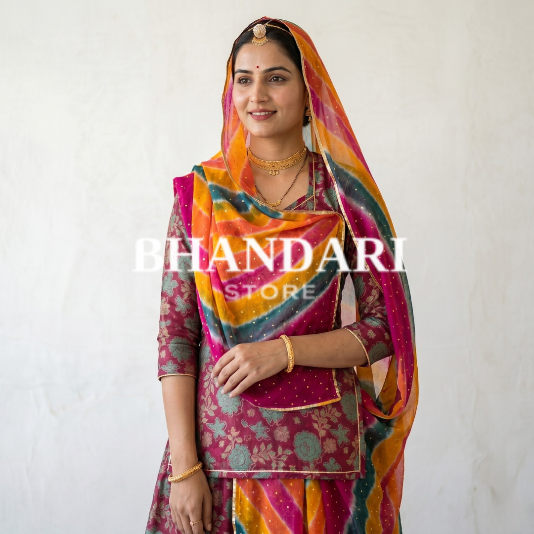 SUIT WITH SARBATI ODHNA-1379