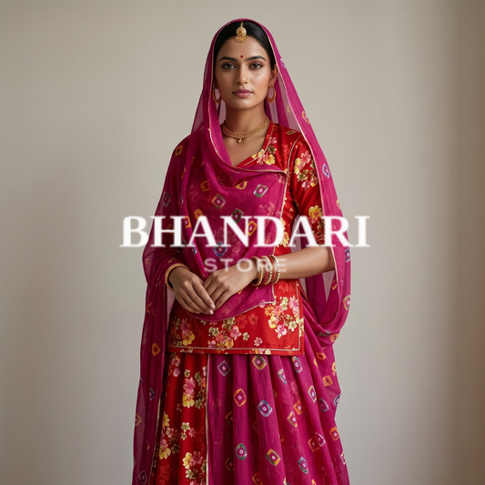 RAMLEELA SOFT FABRIC (5 SUIT FABRIC ONLY)-1345