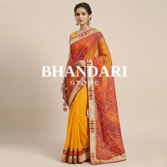 Agni Bandhani Saree -261